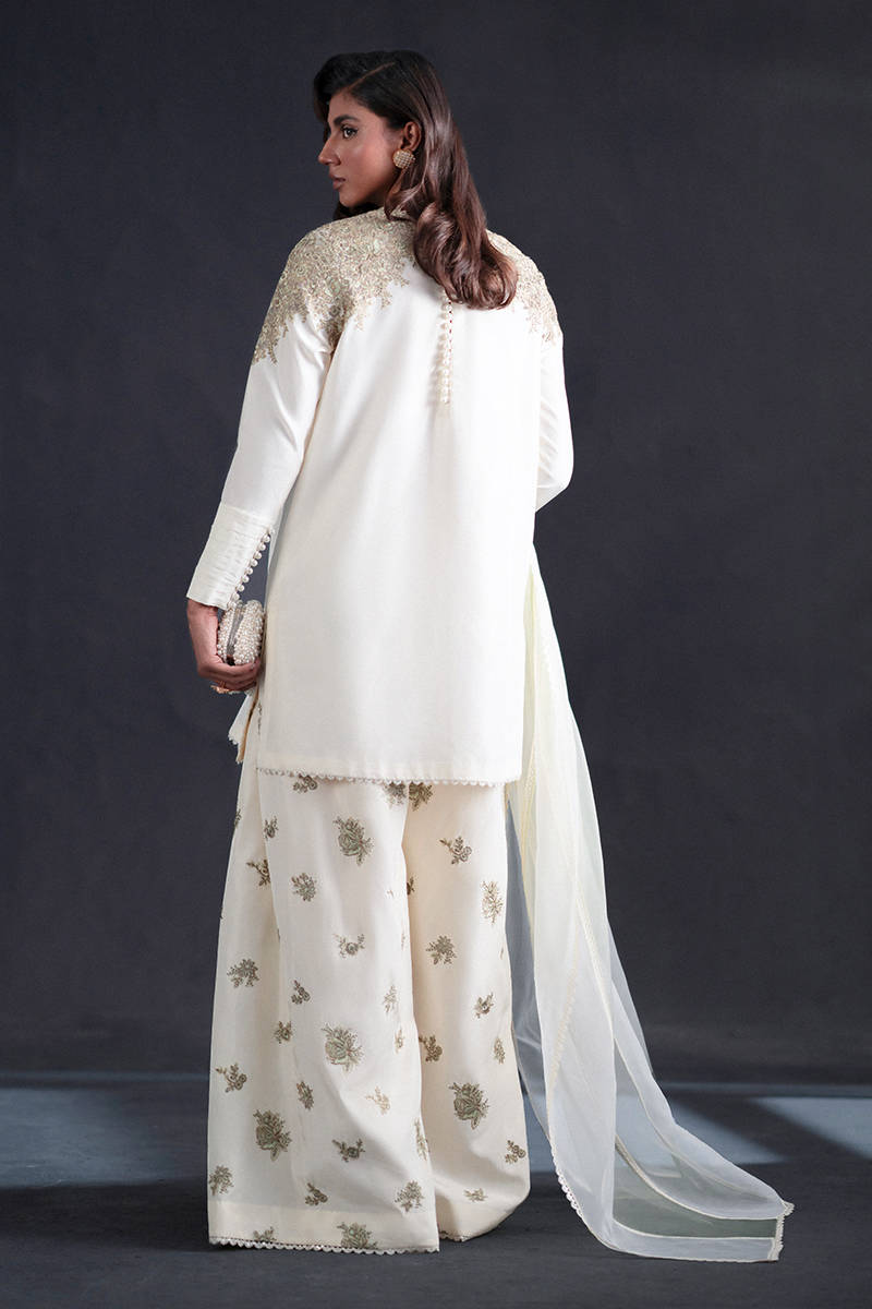 MNR | Chai Coffee Luxury Pret | Mint To Be - by - Libasekhas UK - Registered Vendor of : MNR - 100% Original Designer Dresss