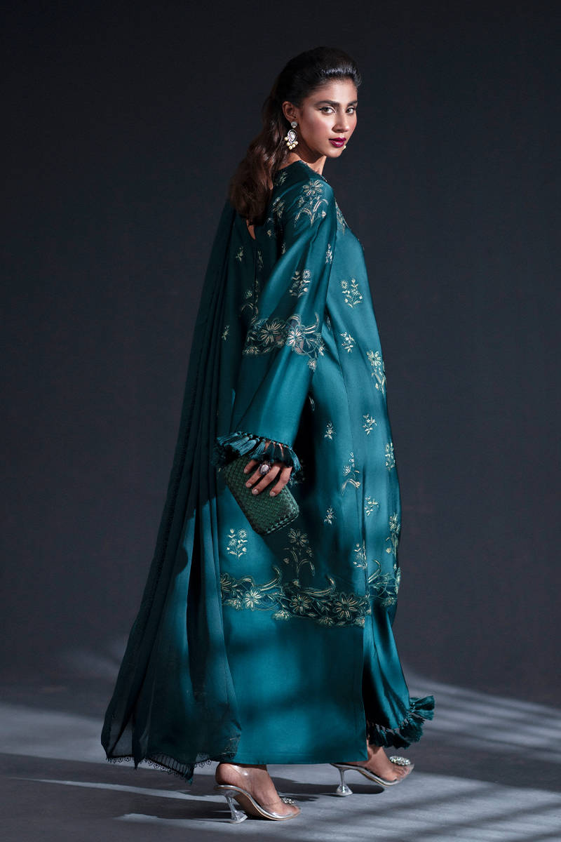 MNR | Chai Coffee Luxury Pret | Jade Moon - by - Libasekhas UK - Registered Vendor of : MNR - 100% Original Designer Dresss