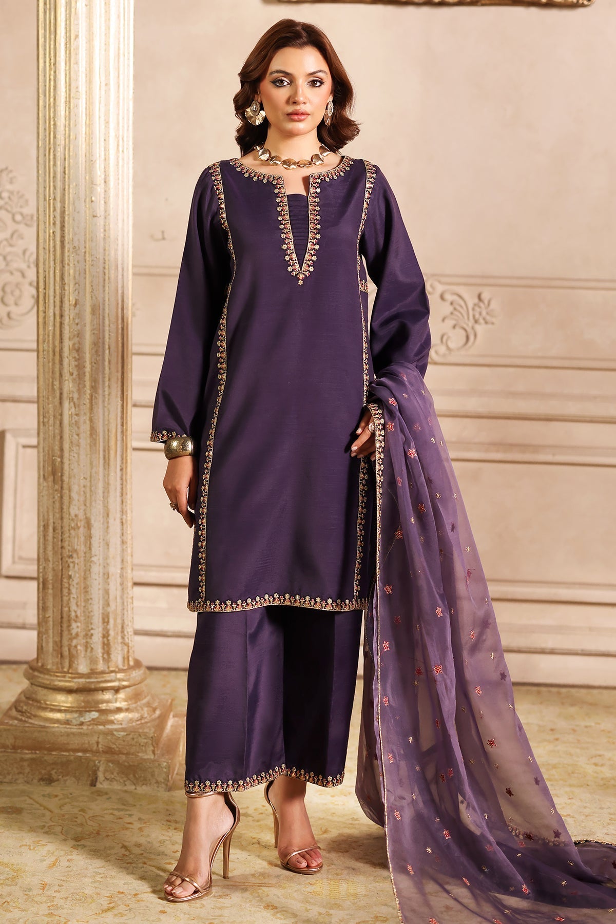 Charizma | Festive Pret | CMA-4-082 - by - Libasekhas UK - Registered Vendor of : Charizma - 100% Original Designer Dresss