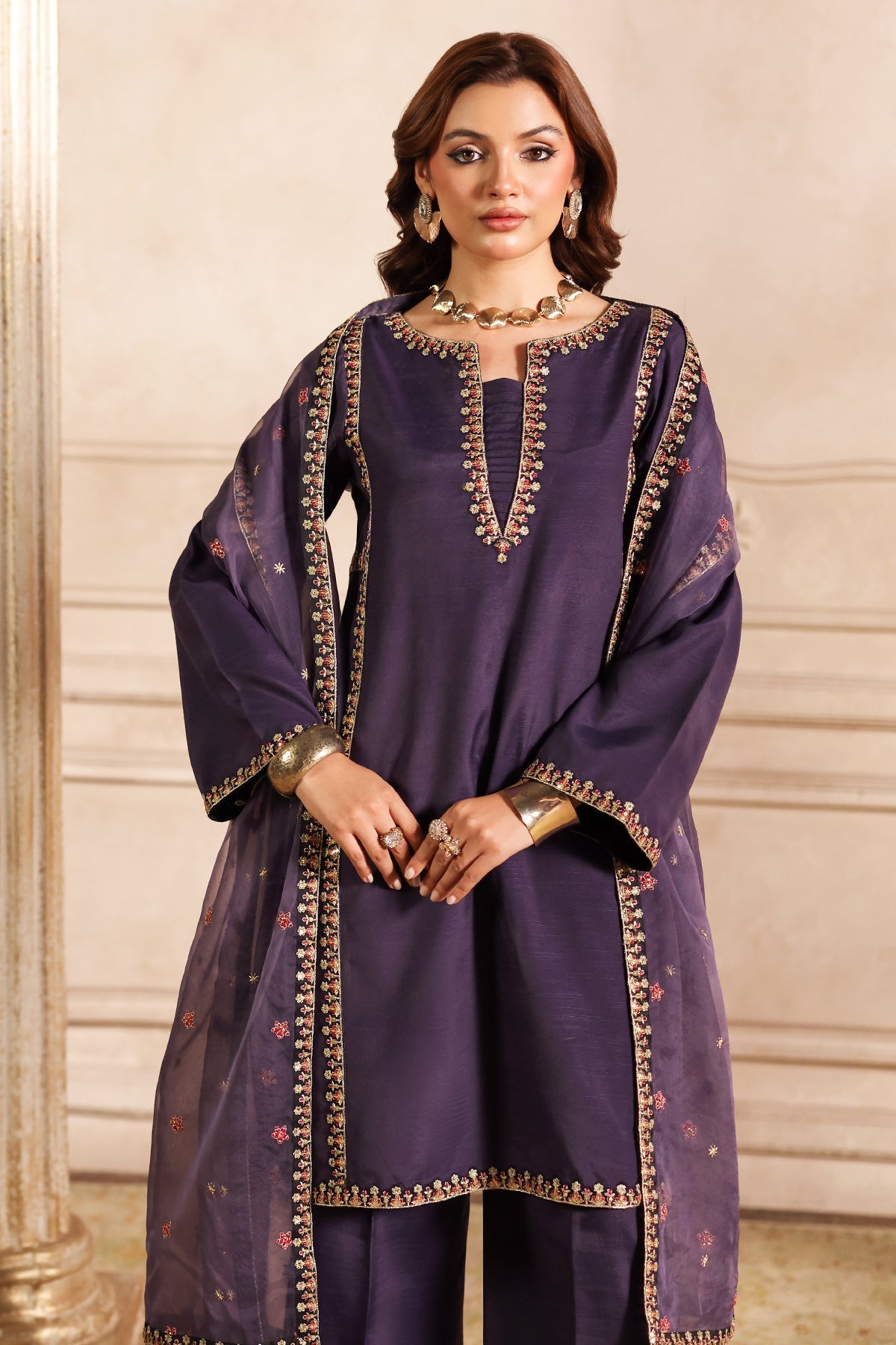 Charizma | Festive Pret | CMA-4-082 - by - Libasekhas UK - Registered Vendor of : Charizma - 100% Original Designer Dresss
