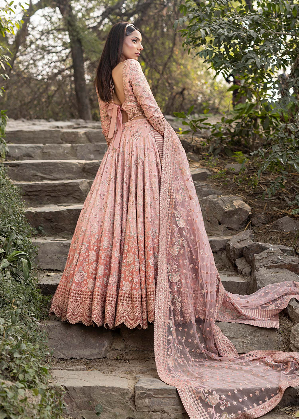 HSY | Summer Edit | Ballerina Pink - by Libasekhas UK - Registered Vendor of : HSY - 100% Original Designer Dress