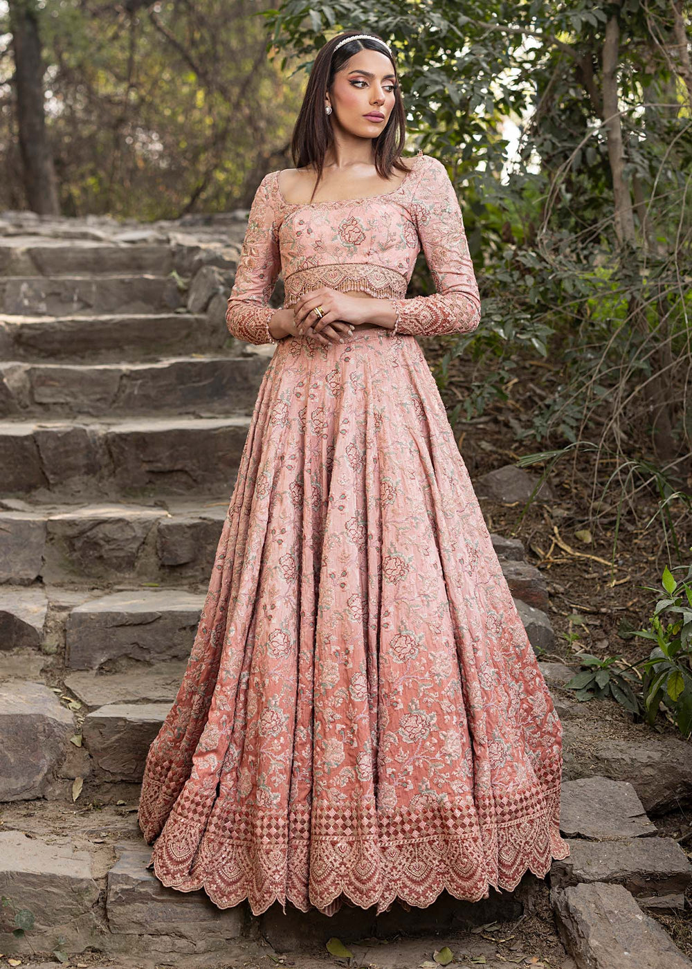 HSY | Summer Edit | Ballerina Pink - by Libasekhas UK - Registered Vendor of : HSY - 100% Original Designer Dress