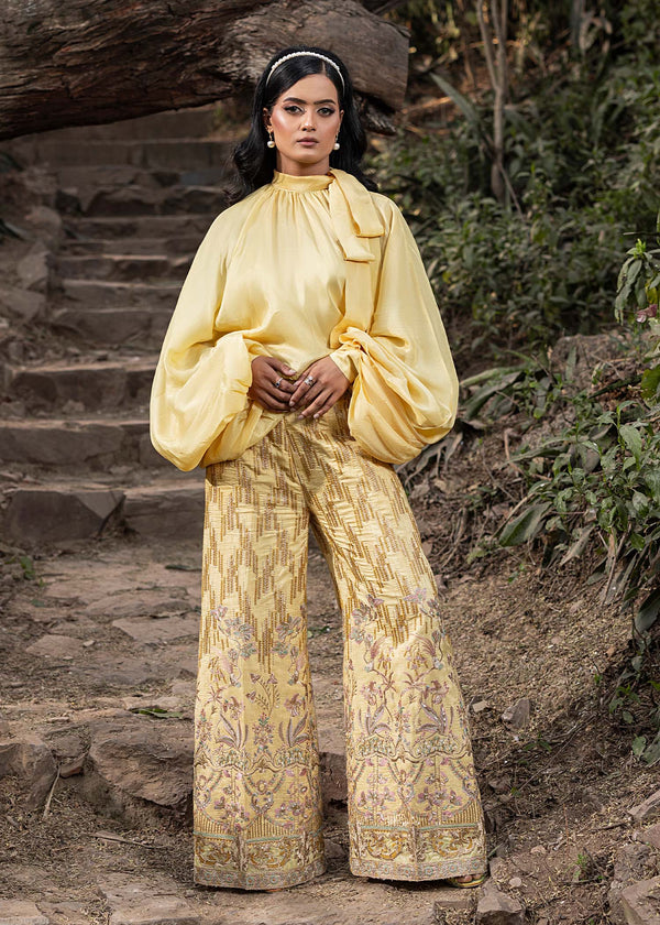 HSY | Summer Edit | Daffodil - by Libasekhas UK - Registered Vendor of : HSY - 100% Original Designer Dress