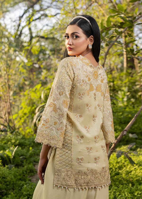 HSY | Summer Edit | Butter Yellow - by Libasekhas UK - Registered Vendor of : HSY - 100% Original Designer Dress