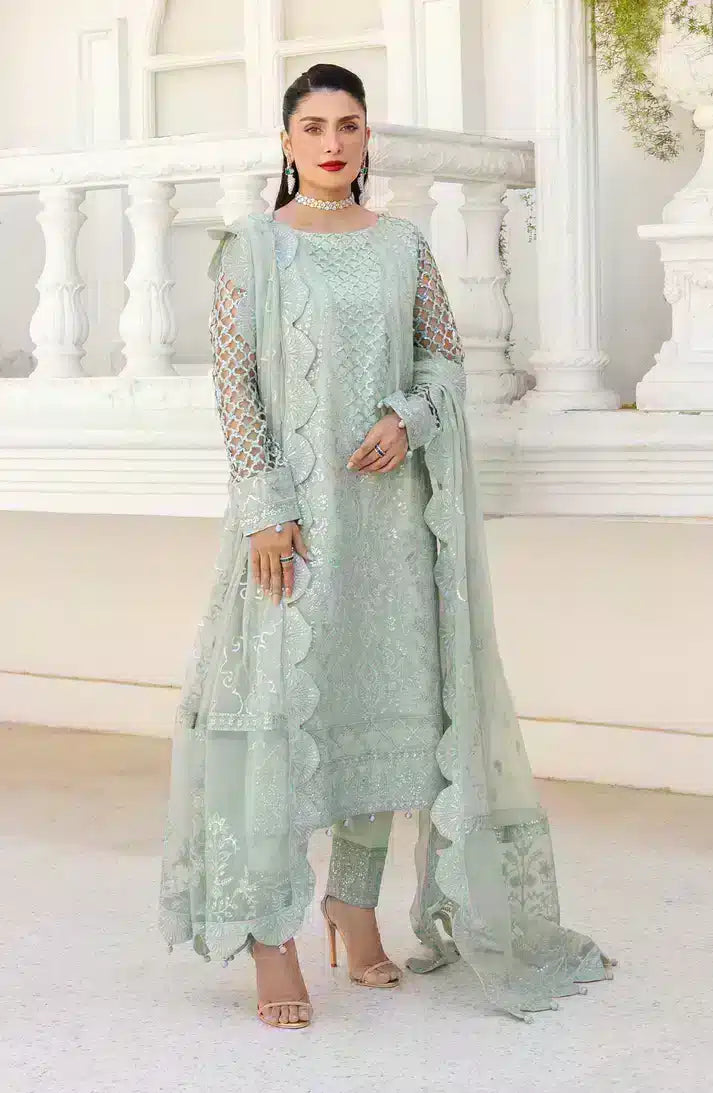 Emaan Adeel | Zimal Luxury Formals 23 | ZM 07 ZERNAAB - by - Libasekhas UK - Registered Vendor of : Emaan Adeel - 100% Original Designer Dresss