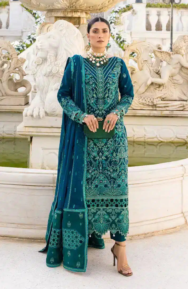 Emaan Adeel | Zimal Luxury Formals 23 | ZM 04 NOORI - by - Libasekhas UK - Registered Vendor of : Emaan Adeel - 100% Original Designer Dresss