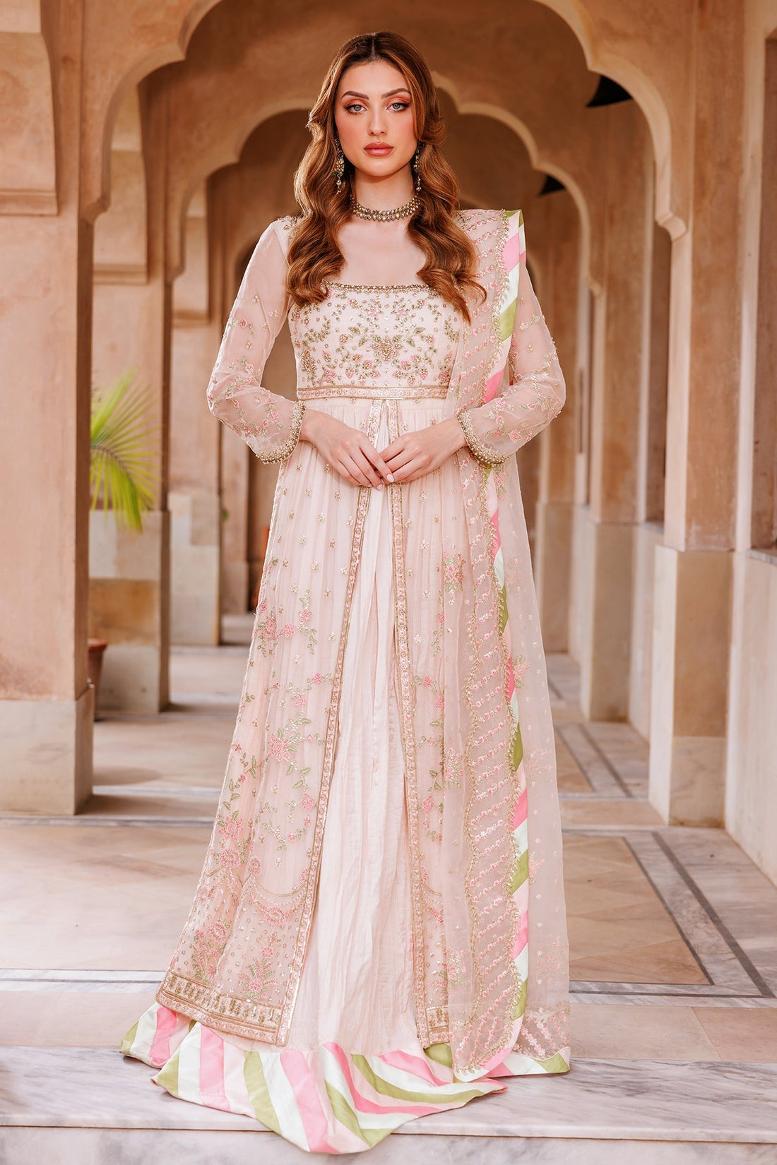 Mina Kashif | Shahbano Luxury Pret 24 | Jazmin - by - Libasekhas UK - Registered Vendor of : Mina Kashif - 100% Original Designer Dresss