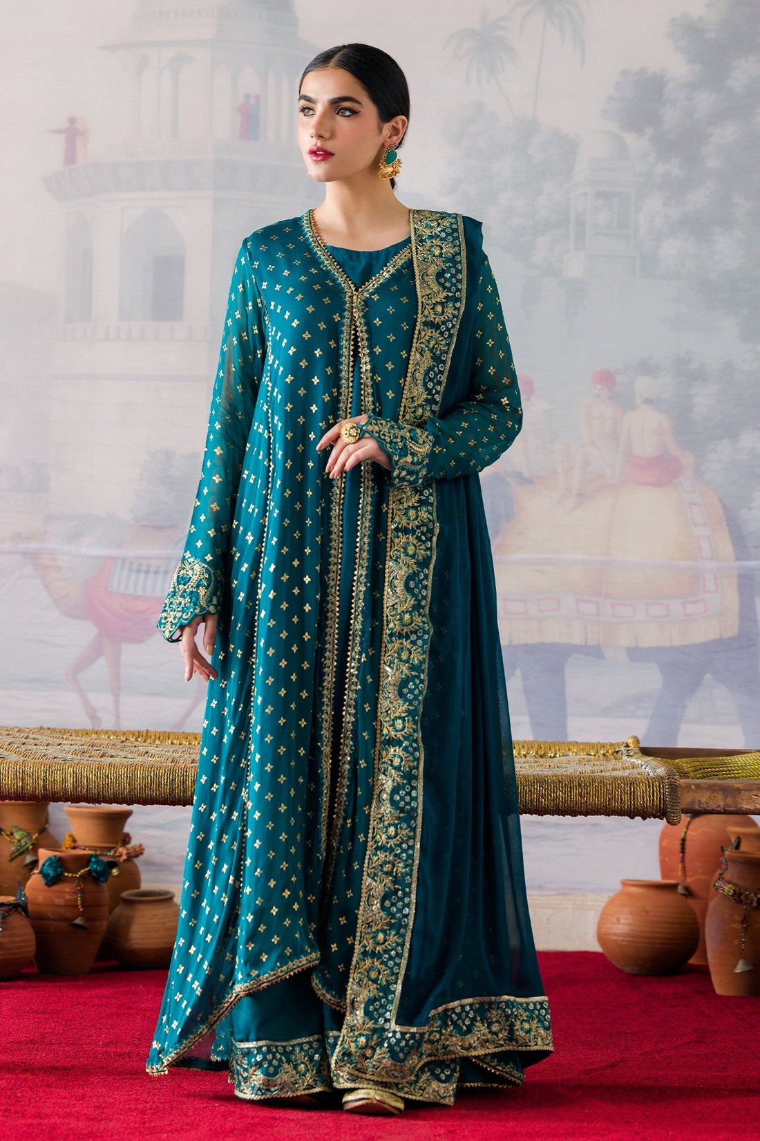 Charizma | Festive Pret | CMA-4-283 - by - Libasekhas UK - Registered Vendor of : Charizma - 100% Original Designer Dresss