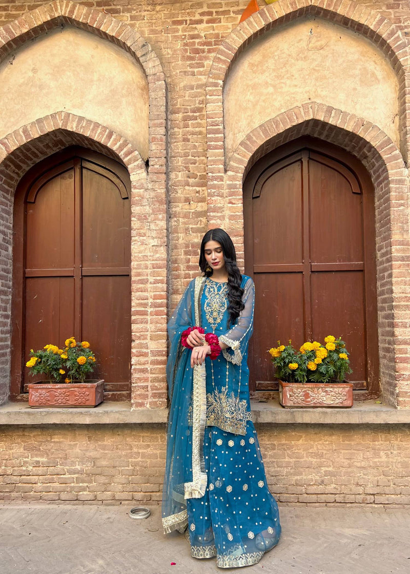 Daud Abbas | Formals Collection | Imroz - by - Libasekhas UK - Registered Vendor of : Daud Abbas - 100% Original Designer Dresss