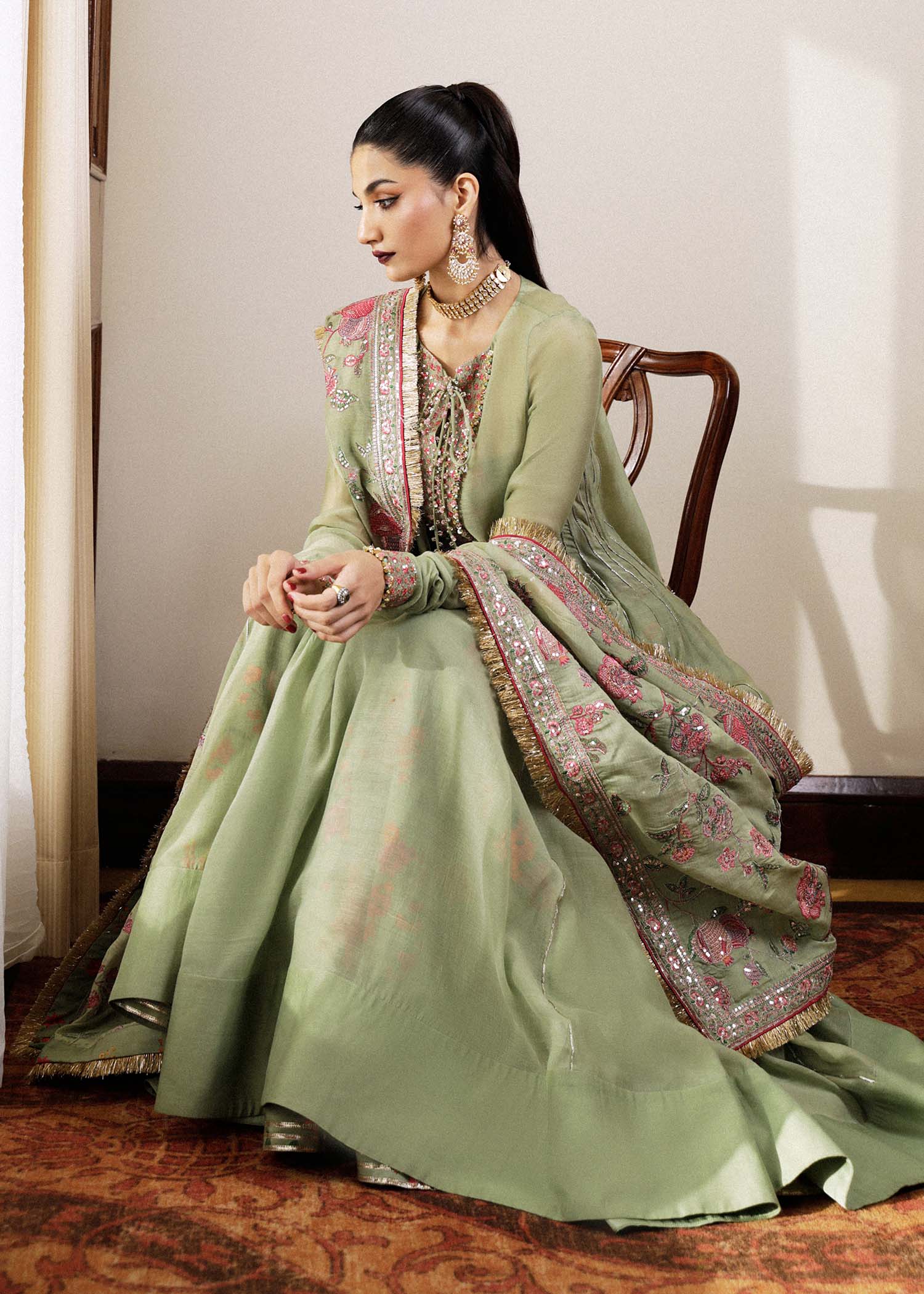 Hussain Rehar | Luxury Pret SS 24 | Pahari - by - Libasekhas UK - Registered Vendor of : Hussain Rehar - 100% Original Designer Dresss