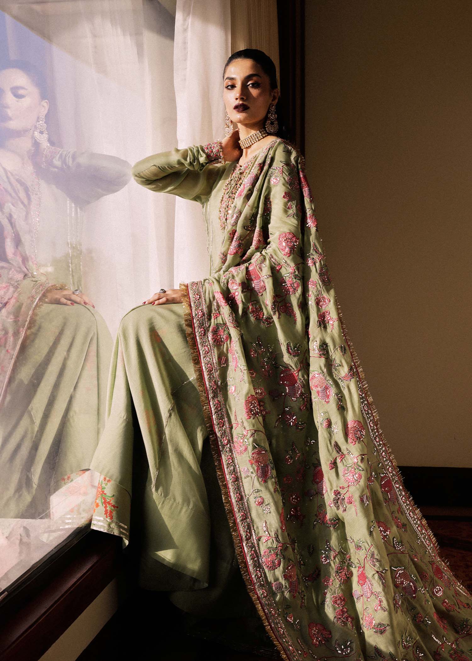 Hussain Rehar | Luxury Pret SS 24 | Pahari - by - Libasekhas UK - Registered Vendor of : Hussain Rehar - 100% Original Designer Dresss