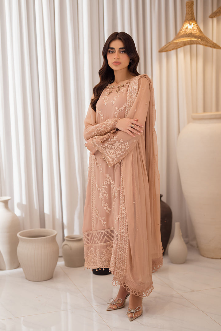 Azure | Ensembles Embroidered Formals | Beige Bliss - by - Libasekhas UK - Registered Vendor of : Azure - 100% Original Designer Dresss