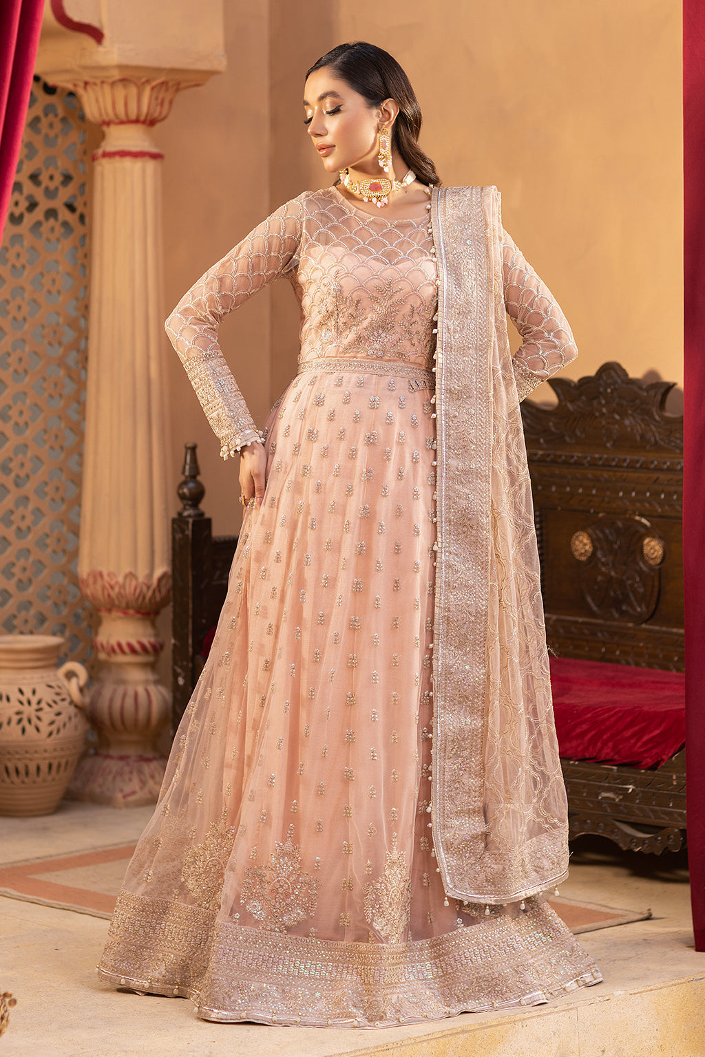Neeshay | Dastgah Festive Formals | NAVA - by - Libasekhas UK - Registered Vendor of : Neeshay - 100% Original Designer Dresss