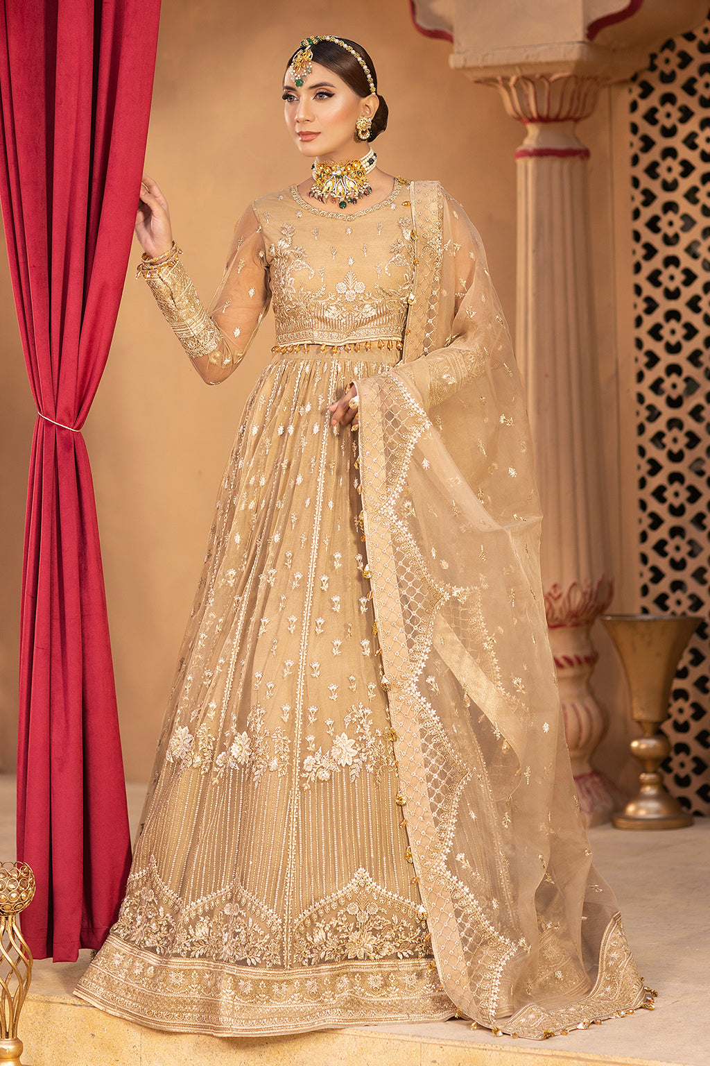 Neeshay | Dastgah Festive Formals | NOOR - by - Libasekhas UK - Registered Vendor of : Neeshay - 100% Original Designer Dresss