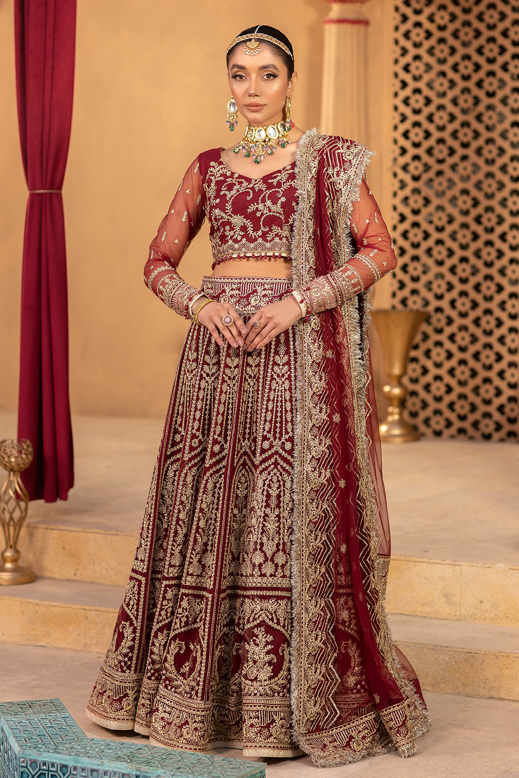 Neeshay | Dastgah Festive Formals | GULNAAR - by - Libasekhas UK - Registered Vendor of : Neeshay - 100% Original Designer Dresss