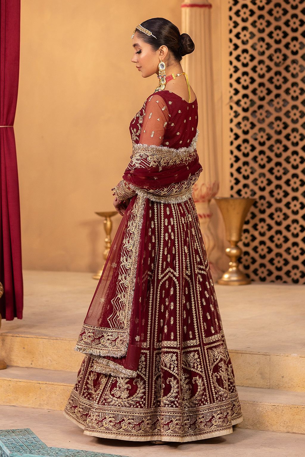Neeshay | Dastgah Festive Formals | GULNAAR - by - Libasekhas UK - Registered Vendor of : Neeshay - 100% Original Designer Dresss