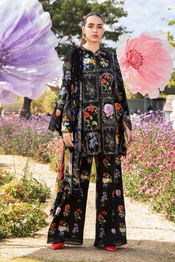 Maria B | M Prints 25 | MPT-2511-B - by - Libasekhas UK - Registered Vendor of : Maria B - 100% Original Designer Dresss