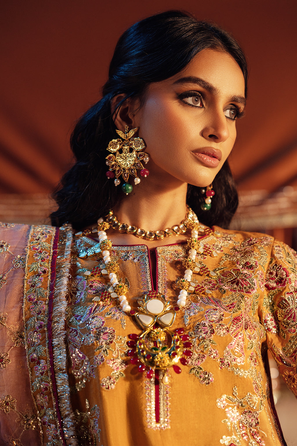 AJR Couture | The Silk Edition 25 | ZAREEN - by - Libasekhas UK - Registered Vendor of : AJR Couture - 100% Original Designer Dresss