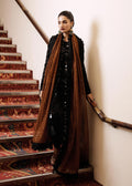 Hussain Rehar | Luxury Pret SS 24 | Khaki - by - Libasekhas UK - Registered Vendor of : Hussain Rehar - 100% Original Designer Dresss