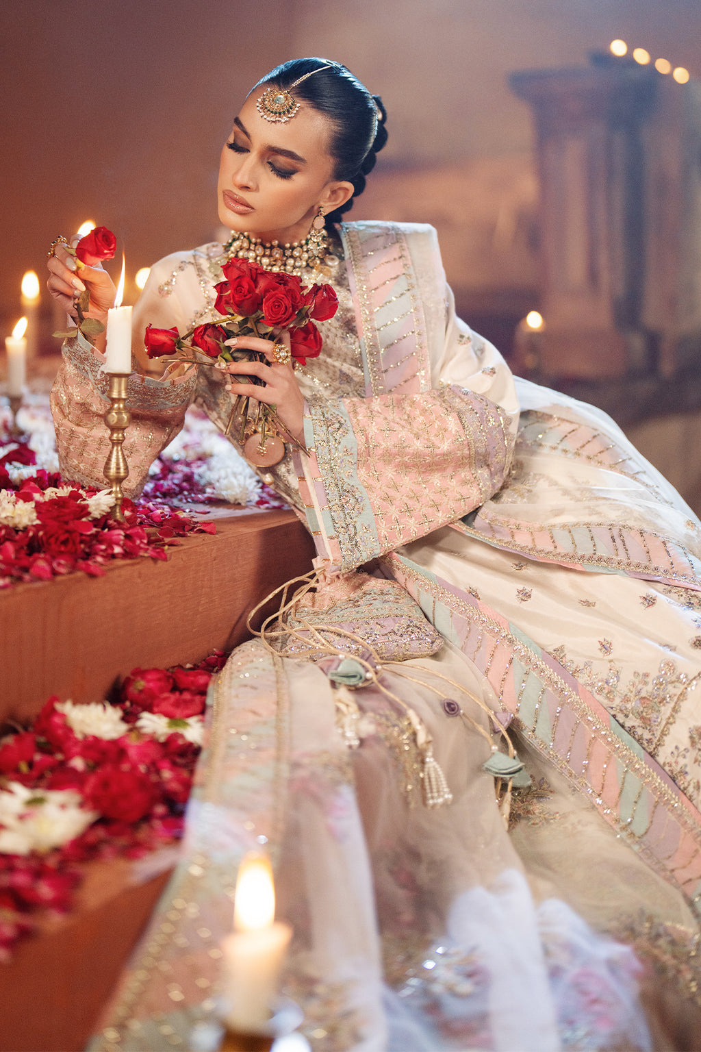 AJR Couture | The Silk Edition 25 | CHANDNI - by - Libasekhas UK - Registered Vendor of : AJR Couture - 100% Original Designer Dresss