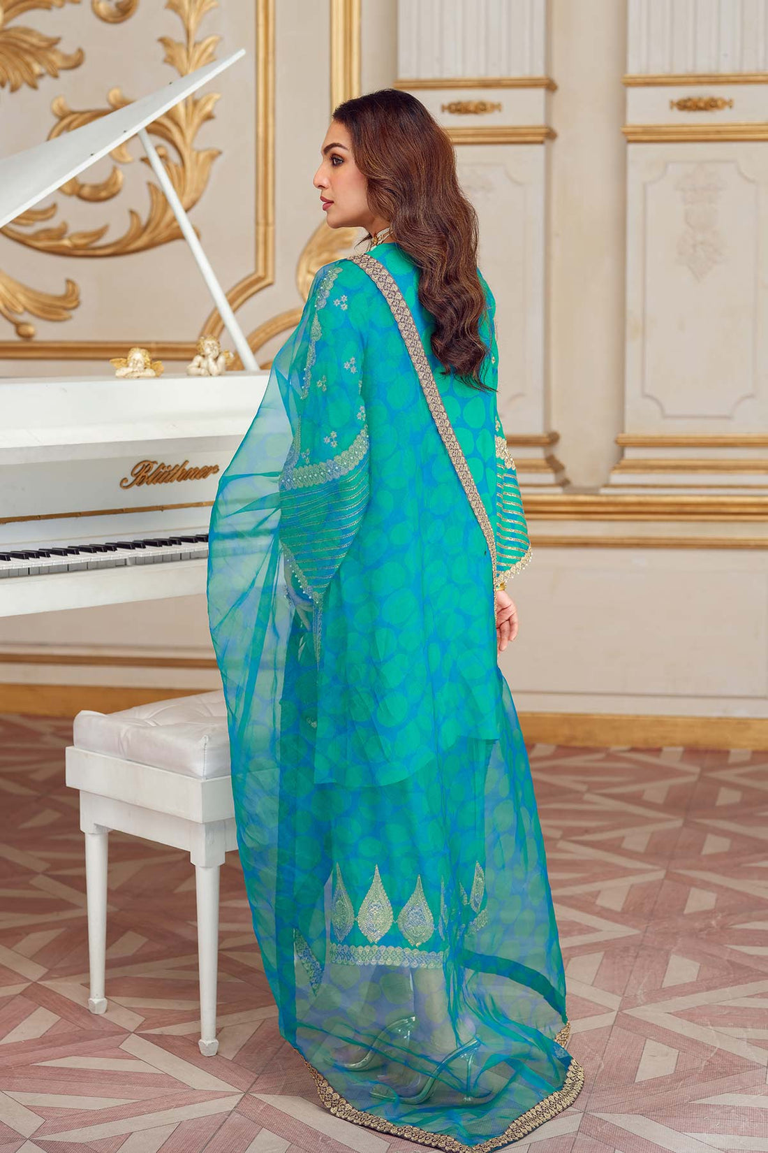 Charizma | Statement Dresses | STM23-12 - by - Libasekhas UK - Registered Vendor of : Charizma - 100% Original Designer Dresss