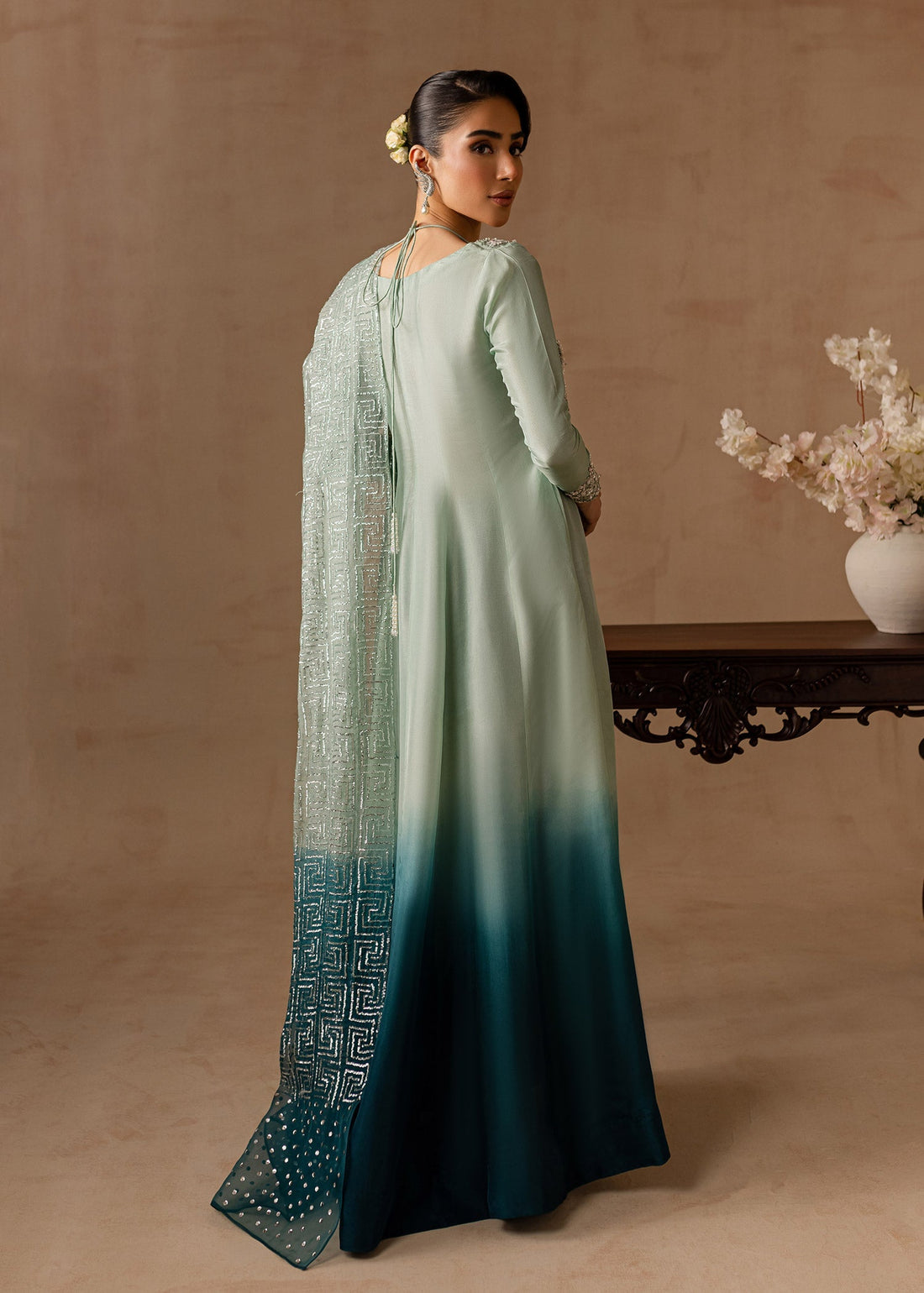 Maria Osama Khan | Noir Bliss Luxury Formals | Aazure - by - Libasekhas UK - Registered Vendor of : Maria Osama Khan - 100% Original Designer Dresss