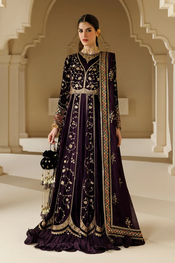 Jazmin | Velvet | Embroidered Velvet Formal CVF26-D03