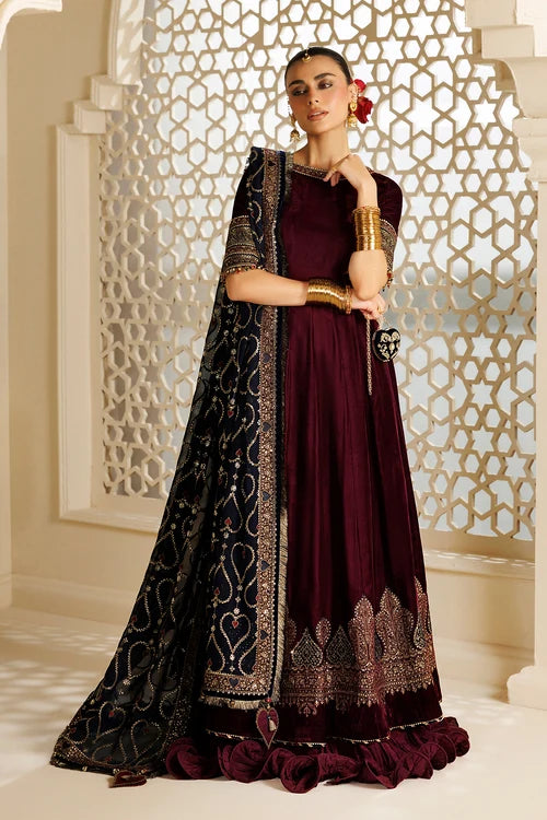 Jazmin | Velvet | Embroidered Velvet Formal CVF26-D04