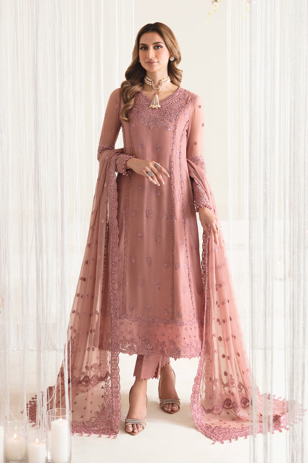 Alizeh | Reena Wedding Edits | AF-HM-4016-CRIMSON - by - Libasekhas UK - Registered Vendor of : Alizeh - 100% Original Designer Dresss
