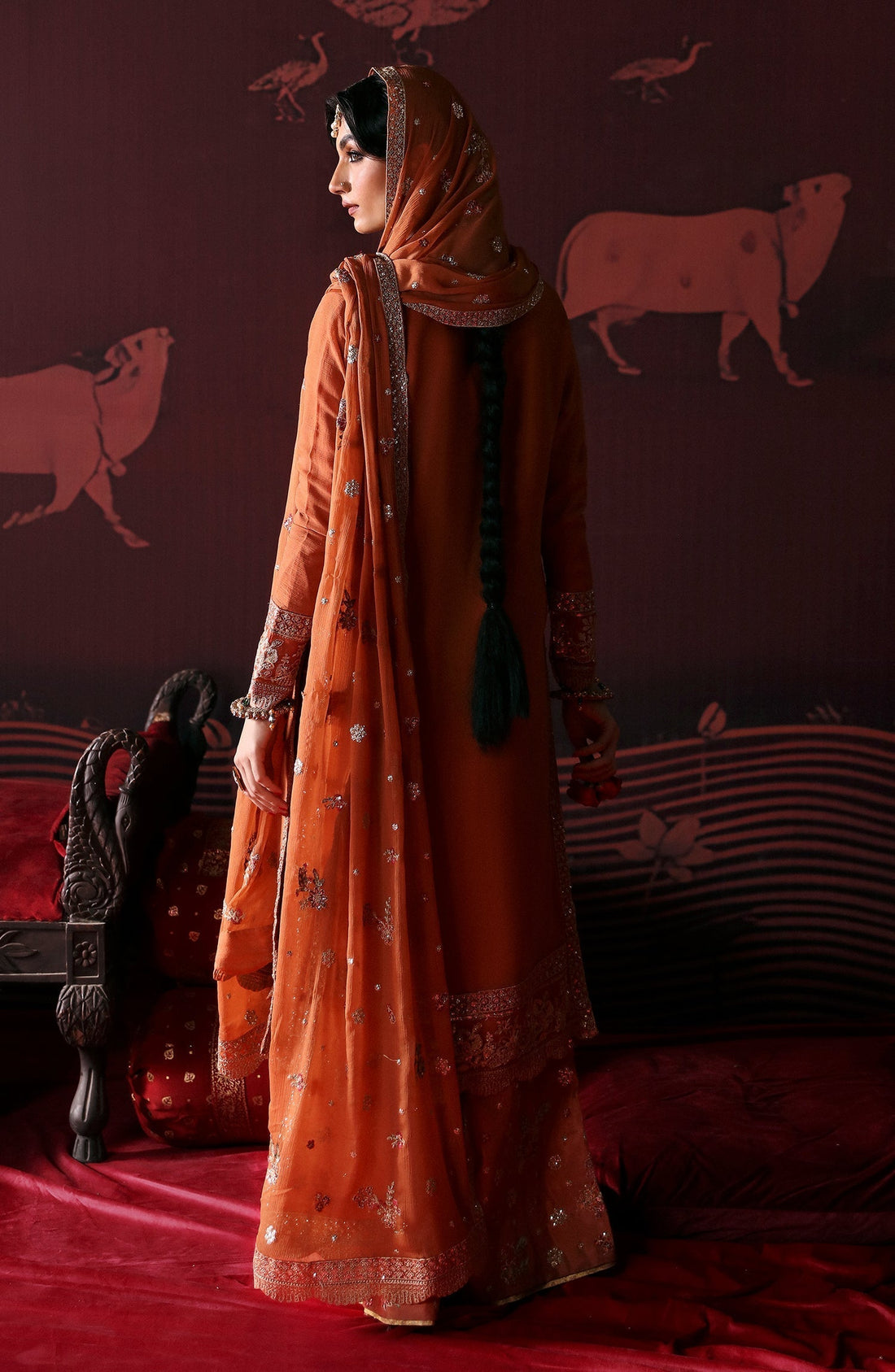 Emaan Adeel | Devdas Formals | LEELA - by - Libasekhas UK - Registered Vendor of : Emaan Adeel - 100% Original Designer Dresss