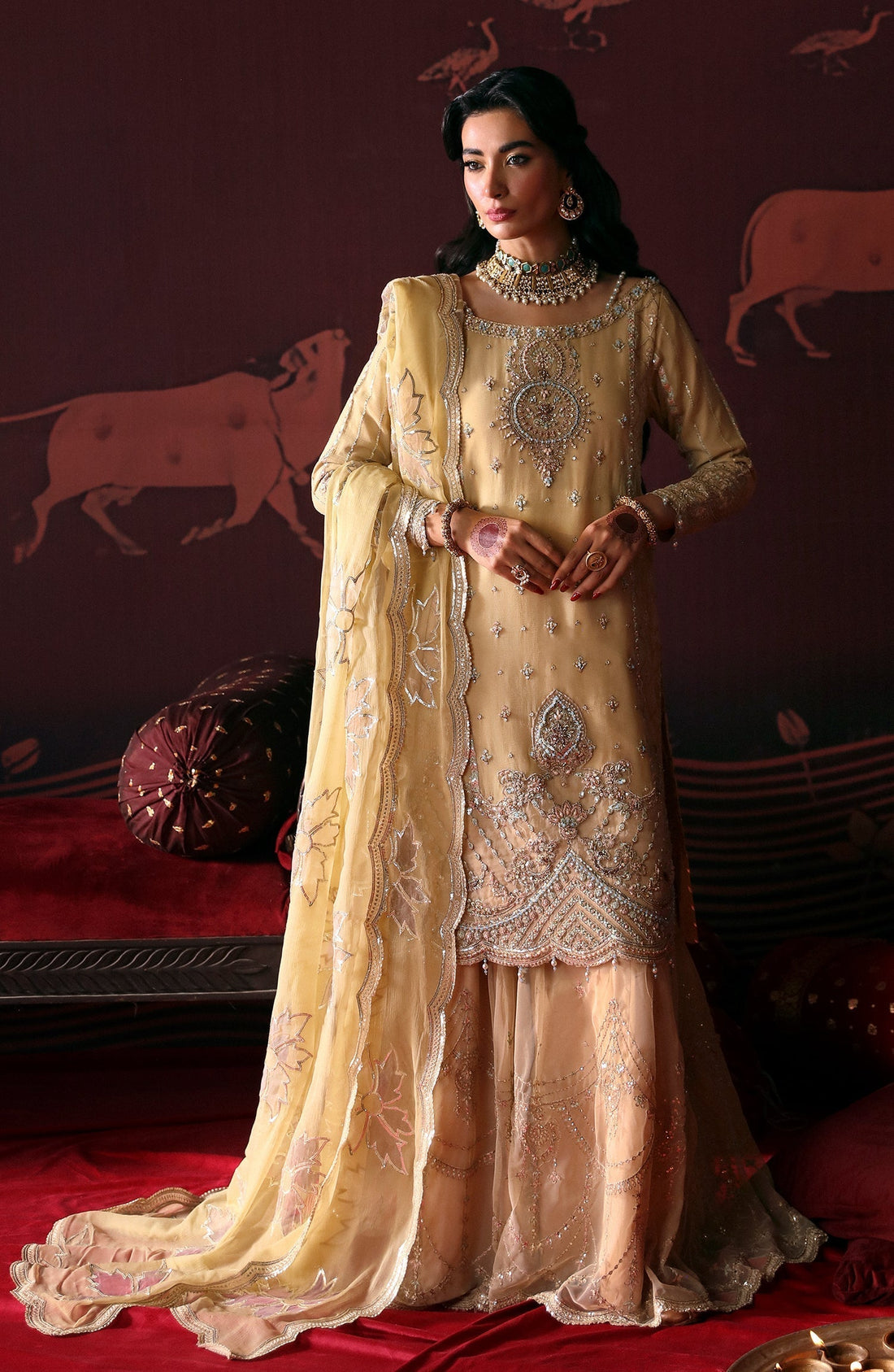 Emaan Adeel | Devdas Formals | MEERA - by - Libasekhas UK - Registered Vendor of : Emaan Adeel - 100% Original Designer Dresss