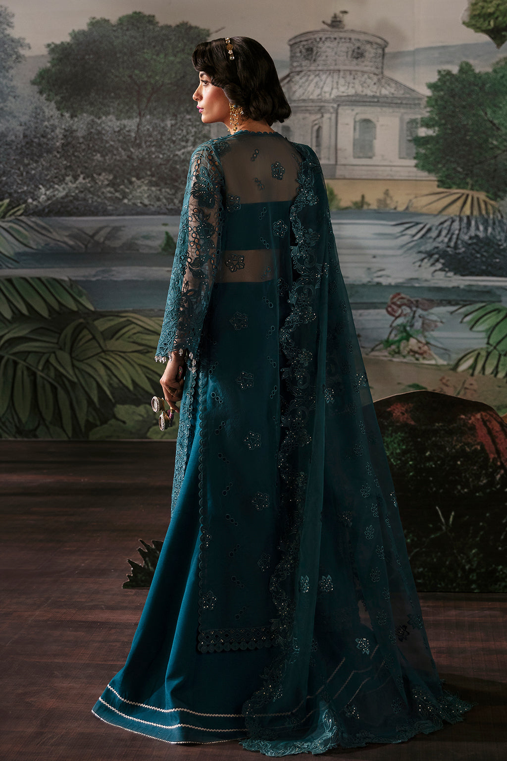 Afrozeh | La Fuchsia Festive 24 | Alba - by - Libasekhas UK - Registered Vendor of : Afrozeh - 100% Original Designer Dresss