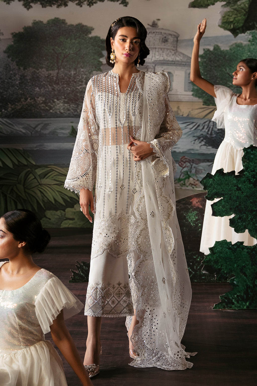 Afrozeh | La Fuchsia Festive 24 | Laira - by - Libasekhas UK - Registered Vendor of : Afrozeh - 100% Original Designer Dresss