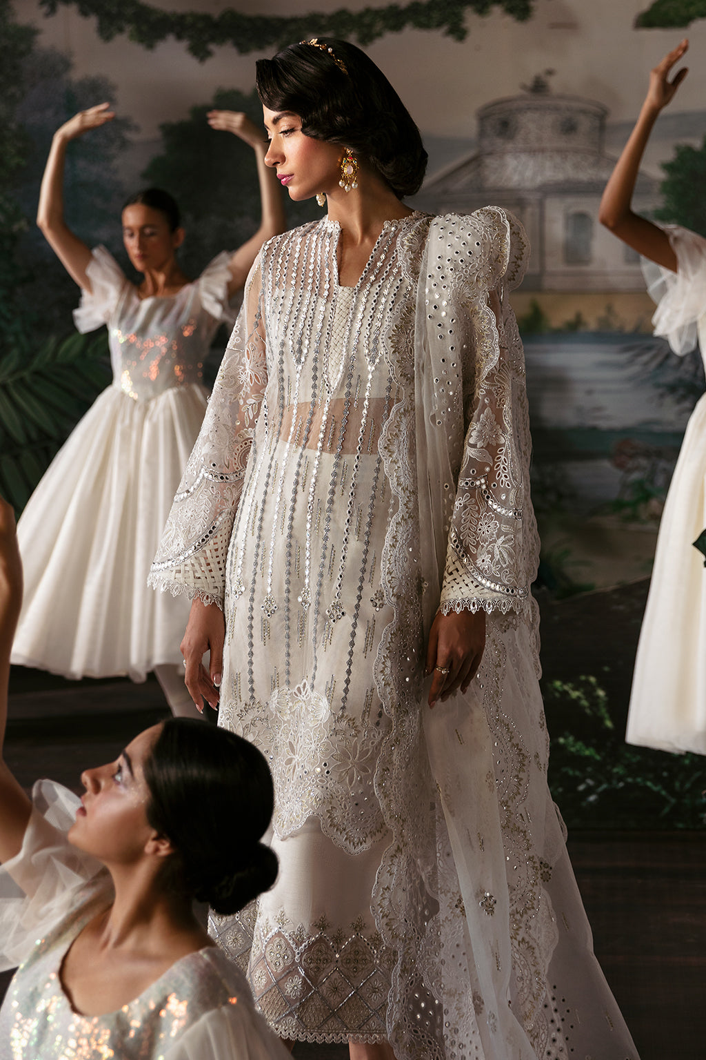 Afrozeh | La Fuchsia Festive 24 | Laira - by - Libasekhas UK - Registered Vendor of : Afrozeh - 100% Original Designer Dresss