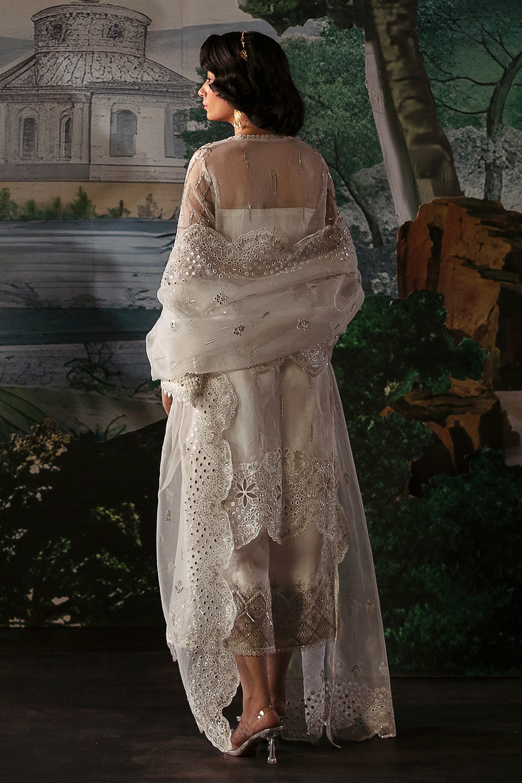 Afrozeh | La Fuchsia Festive 24 | Laira - by - Libasekhas UK - Registered Vendor of : Afrozeh - 100% Original Designer Dresss