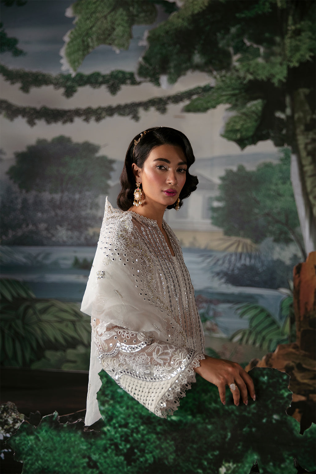 Afrozeh | La Fuchsia Festive 24 | Laira - by - Libasekhas UK - Registered Vendor of : Afrozeh - 100% Original Designer Dresss