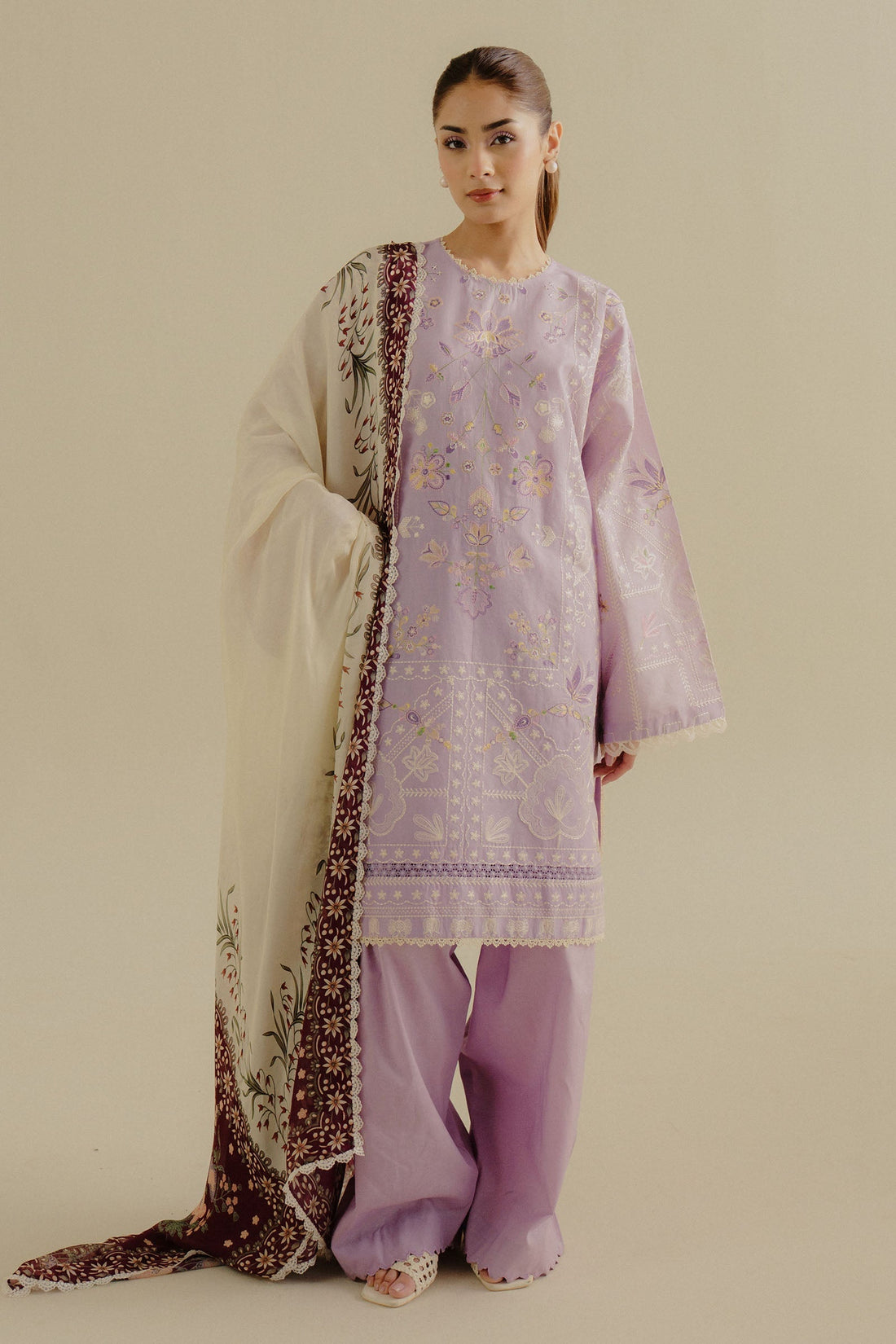 Zara Shahjahan | Coco Lawn 25 | Nyssa-10B - by - Libasekhas UK - Registered Vendor of : Zara shahjahan - 100% Original Designer Dresss