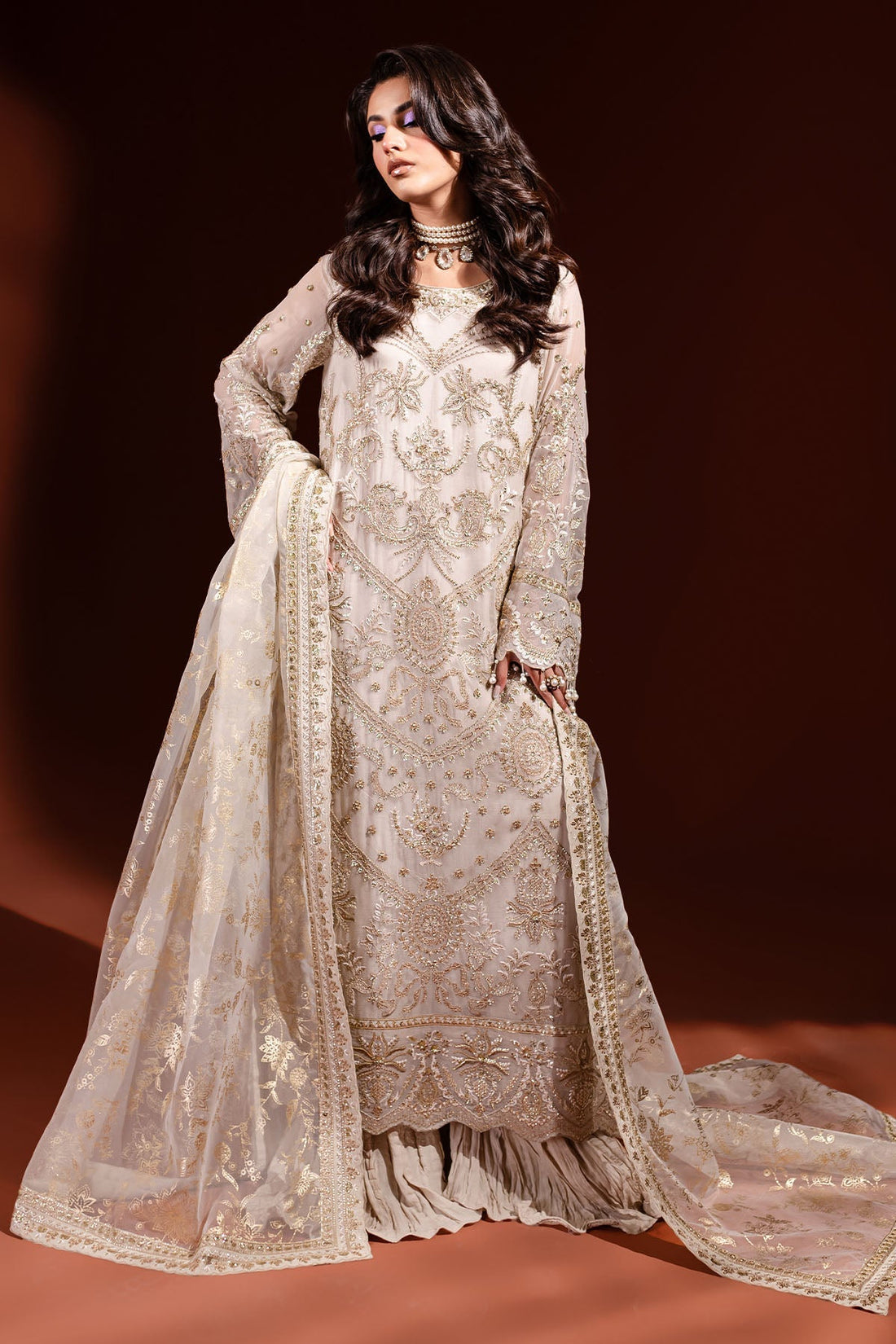 Nureh | Fancy Formals | NP-473 - by - Libasekhas UK - Registered Vendor of : Nureh - 100% Original Designer Dresss