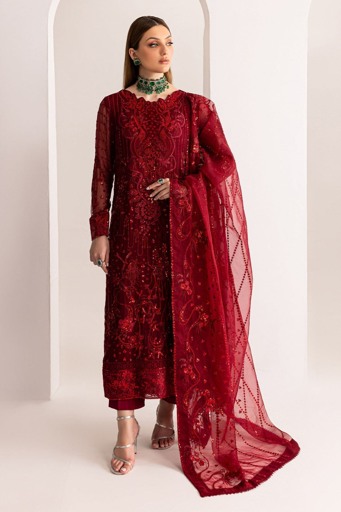 Nureh | Fancy Formals | NP-516 - by - Libasekhas UK - Registered Vendor of : Nureh - 100% Original Designer Dresss