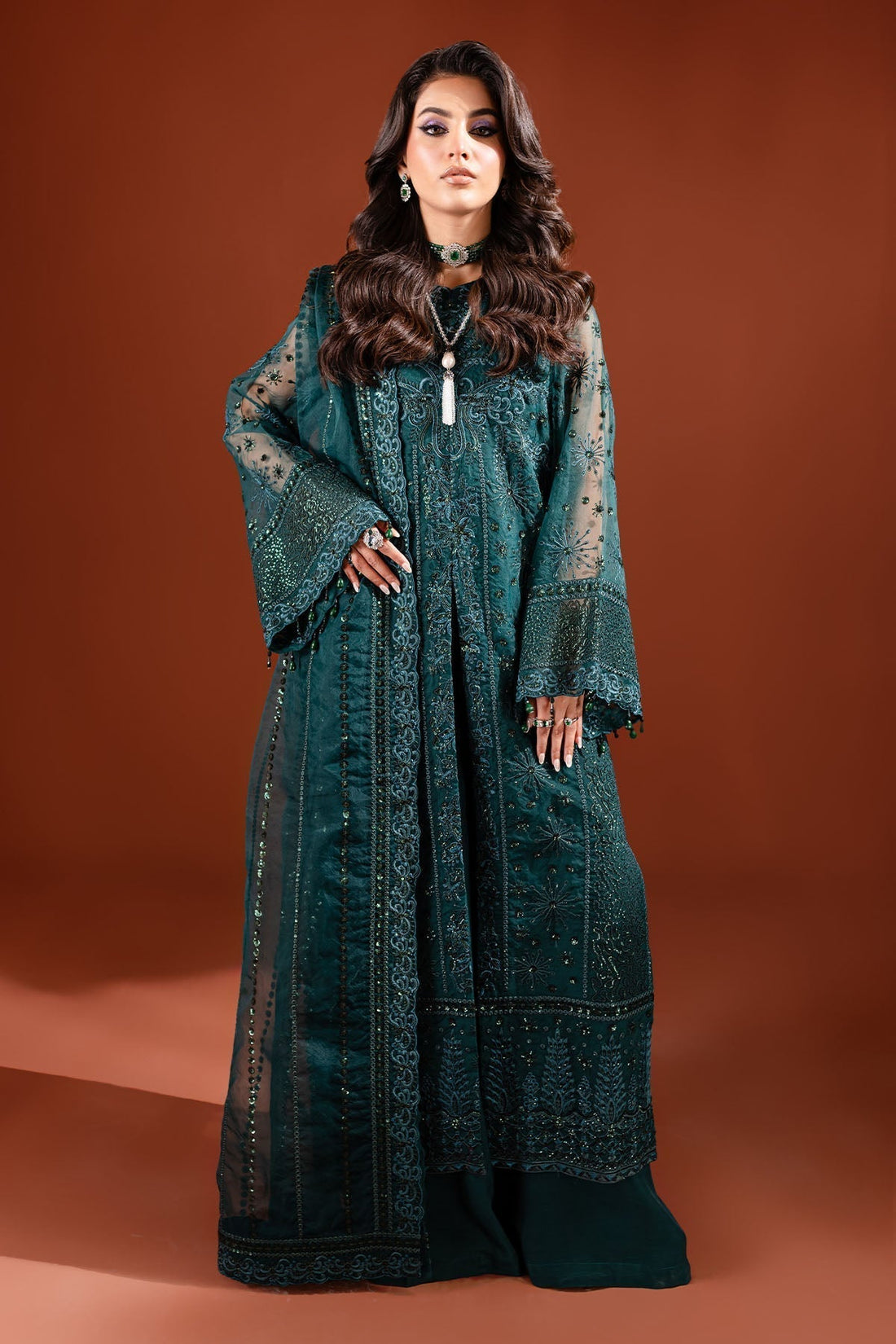 Nureh | Fancy Formals | NP-472 - by - Libasekhas UK - Registered Vendor of : Nureh - 100% Original Designer Dresss