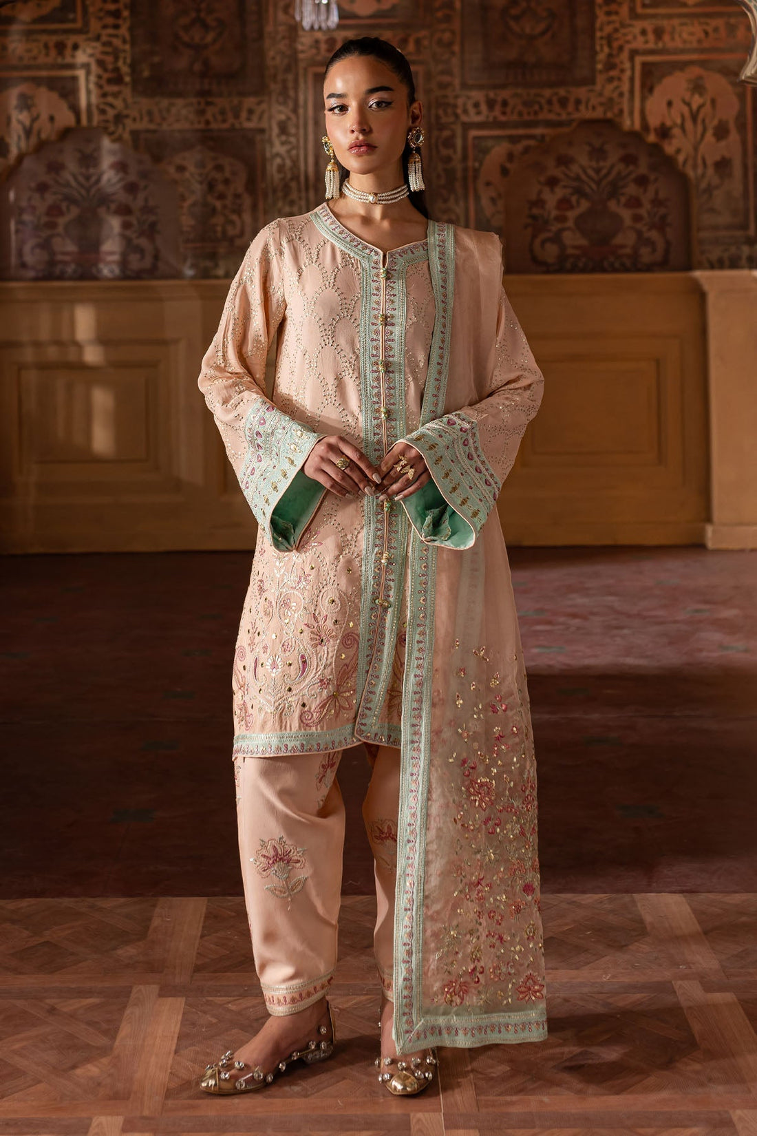 Nureh | Nur Mahal Formals | NE-141 - by - Libasekhas UK - Registered Vendor of : Nureh - 100% Original Designer Dresss