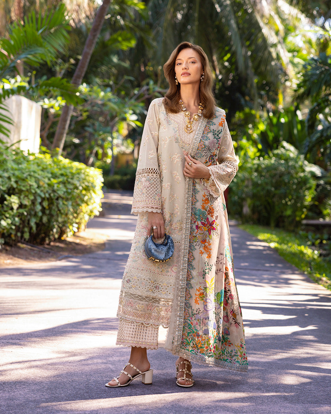 Faiza Saqlain | Zinnia Lawn 25 | Delilah - by - Libasekhas UK - Registered Vendor of : Faiza Saqlain - 100% Original Designer Dresss