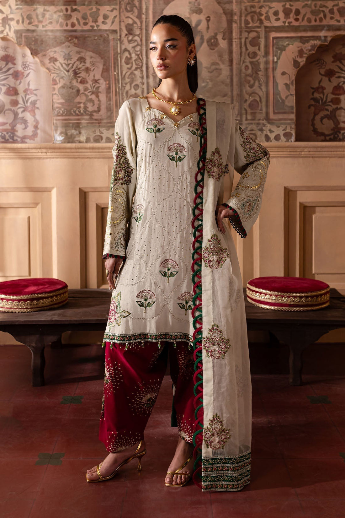 Nureh | Nur Mahal Formals | NE-139 - by - Libasekhas UK - Registered Vendor of : Nureh - 100% Original Designer Dresss