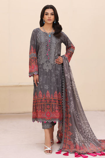 Charizma | Naranji Embroidered Lawn 24 | CN4-006 - Luxury - Libasekhas