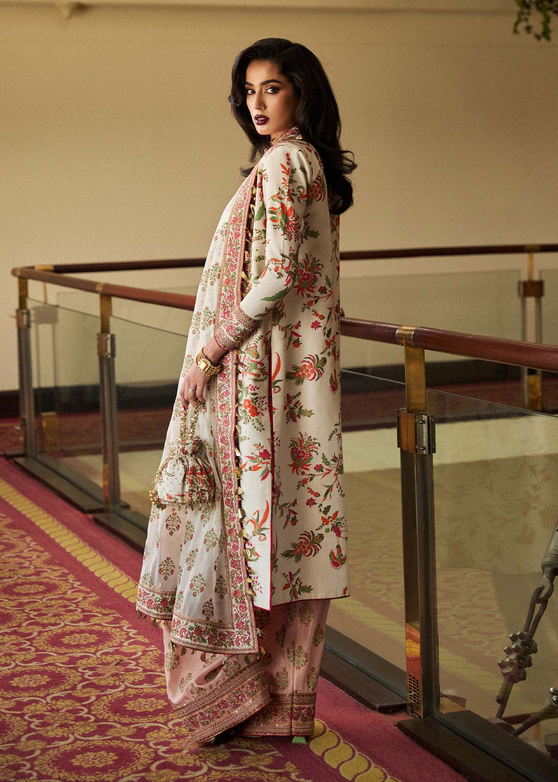 Hussain Rehar | Luxury Pret SS 24 | Aaji - by - Libasekhas UK - Registered Vendor of : Hussain Rehar - 100% Original Designer Dresss
