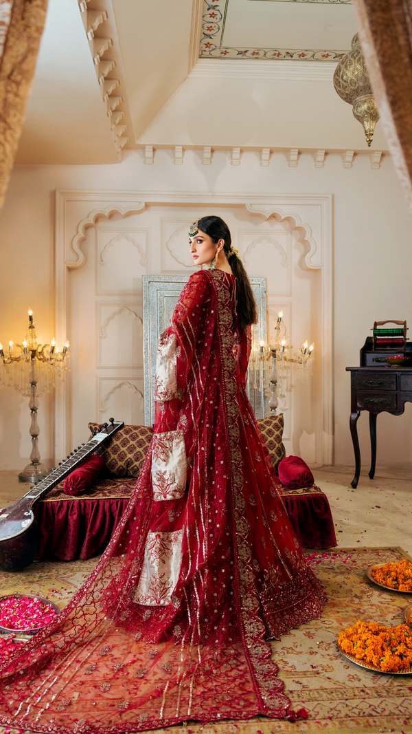 Zebtan | Zircon Wedding Formals | ANARKALI ZQ-09 - by - Libasekhas UK - Registered Vendor of : Zebtan - 100% Original Designer Dresss