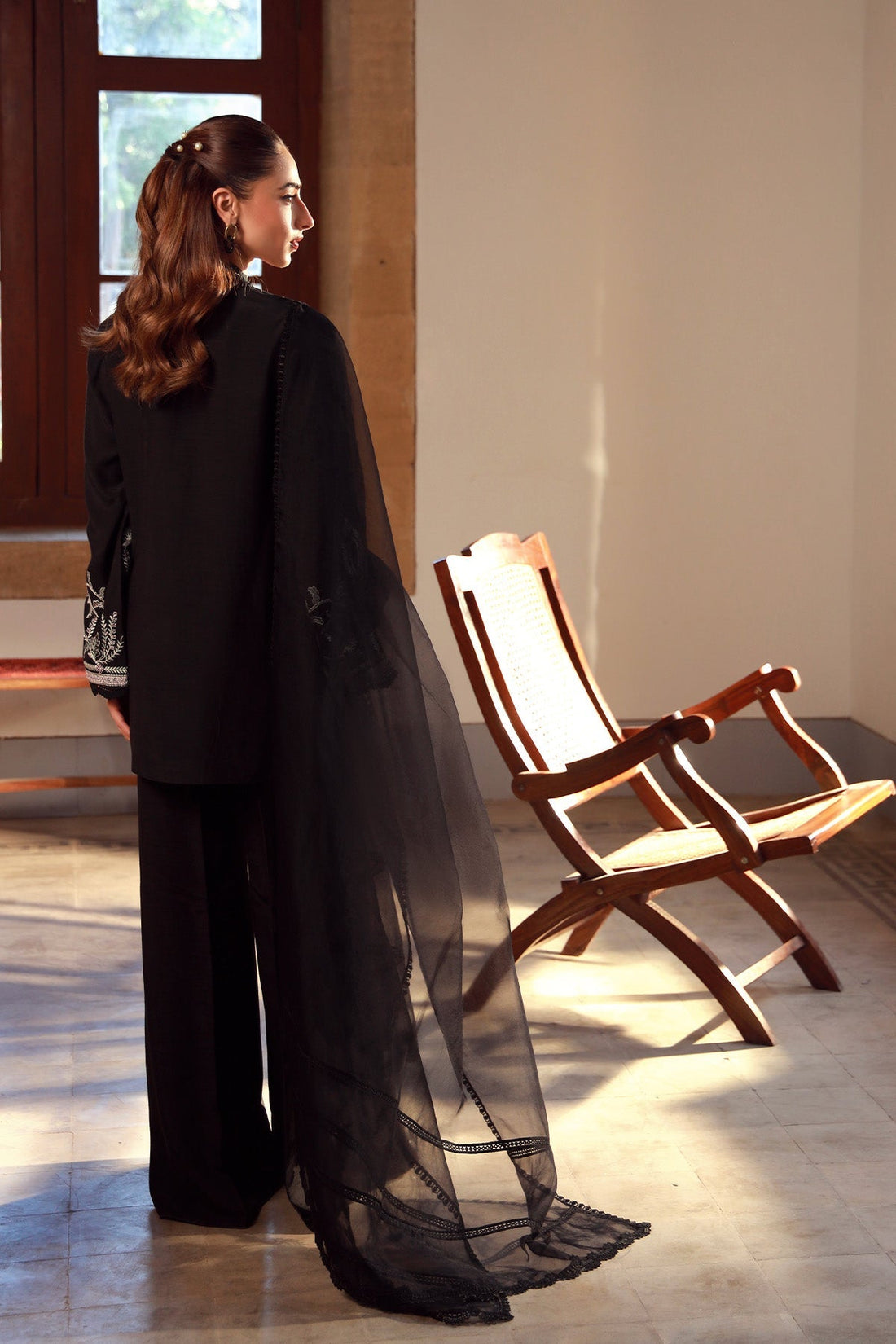 Sahar | Luxe Pret 25 | Midnight Muse - by - Libasekhas UK - Registered Vendor of : Sahar - 100% Original Designer Dresss