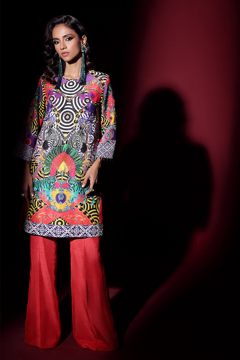 Wardha Saleem | Luxury Pret Fusion Wear | EXOTICA (2PC) - by - Libasekhas UK - Registered Vendor of : Wardha Saleem - 100% Original Designer Dresss