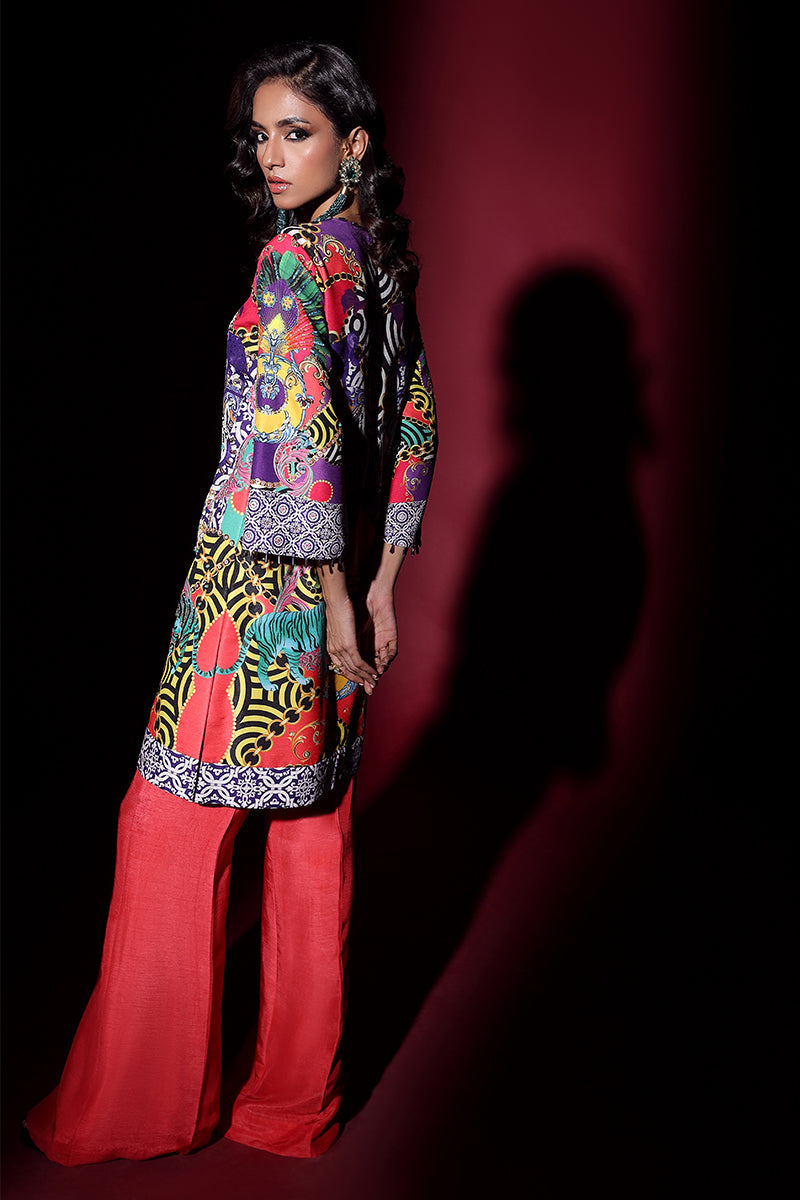 Wardha Saleem | Luxury Pret Fusion Wear | EXOTICA (2PC) - by - Libasekhas UK - Registered Vendor of : Wardha Saleem - 100% Original Designer Dresss