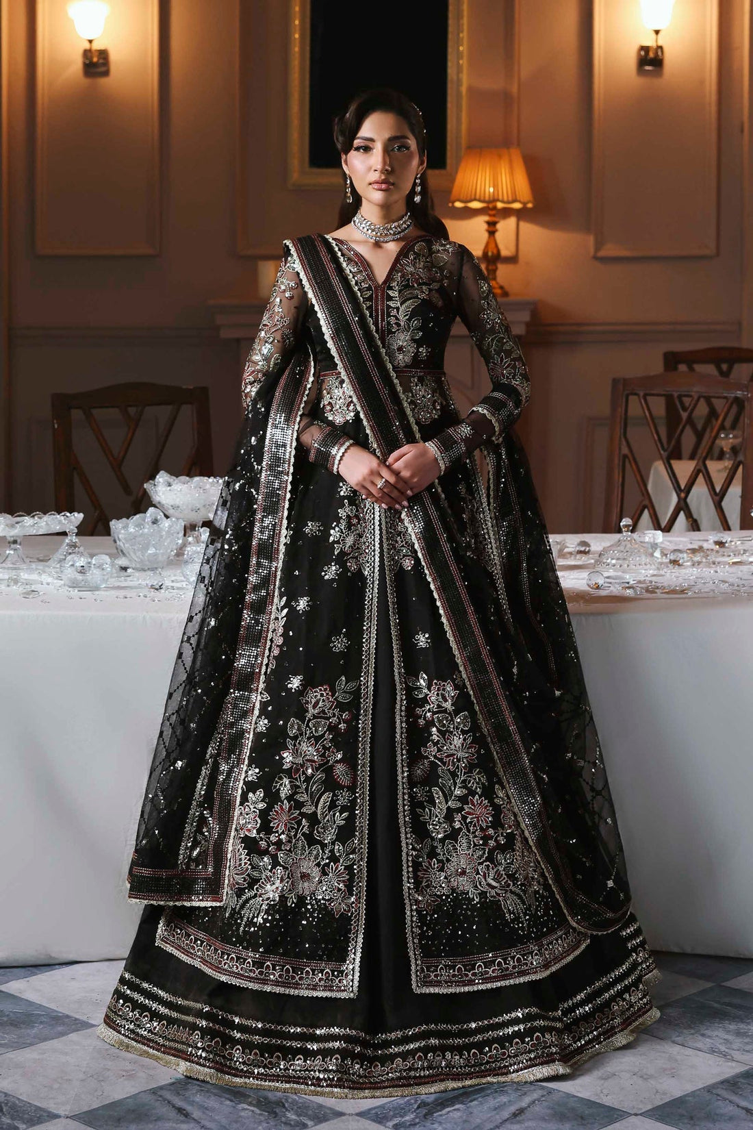 Akbar Aslam | Deewani Wedding Formals | Zarafreen - by Libasekhas UK - Registered Vendor of : Akbar Aslam - 100% Original Designer Dress